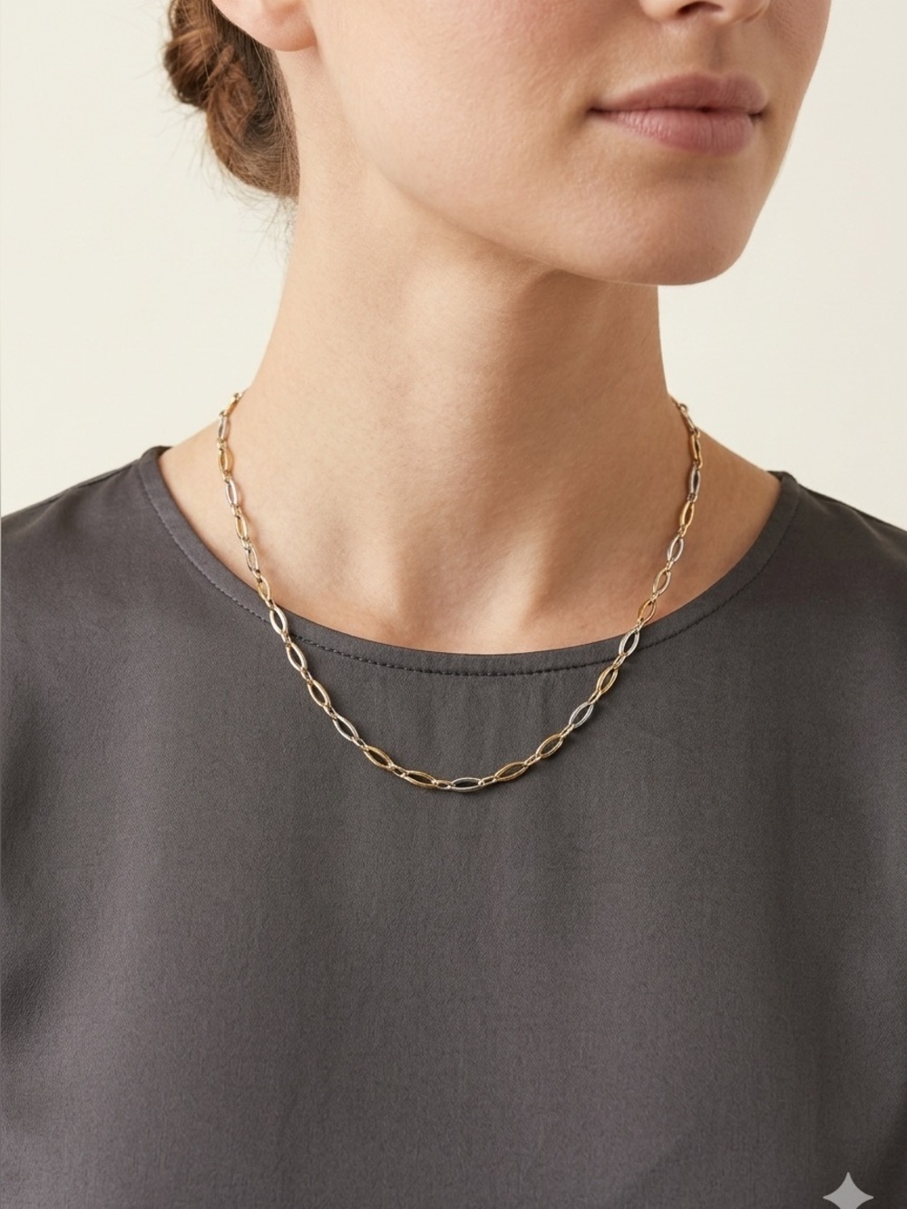 Plunder Gold Delicate Link Necklace